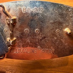 Vtg Brown Leather Belt with UF of Fl Mascot with Western scenes. Buckle Uf Gator