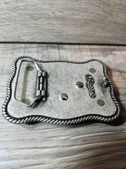 Nocona Whitetail Buck Skull Shotgun Shells Rectangular Belt Buckle 37526