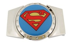 4 Pcs Belt Buckles Lot Vintage Belt Buckle w Lighter Batman Superman Captain USA