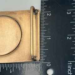 Vintage Liberty Bell Bicentennial 1776-1976 Brass Tone Belt Buckle Americana