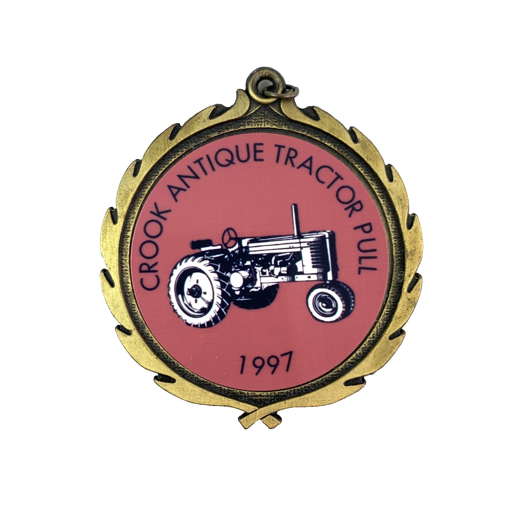 Vintage 1997 Crook Antique Tractor Pull Medal
