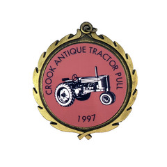 Vintage 1997 Crook Antique Tractor Pull Medal