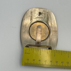 Vintage German Silver Masonic 32nd Degree Scottish Rite Western Belt Buckle