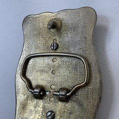 Vintage Canadian Goose In Flight Raised Belt Buckle Silver And Gold Toned Metal