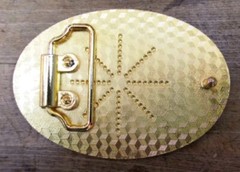 Belt Buckle Buckle Indian Western USA Floral Vaquero Design USA