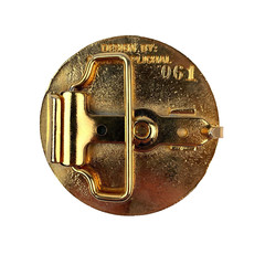 Centennial Kolache Festival Munden Kansas 1987 Gold Tone Belt Buckle #61