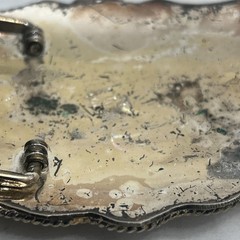 Vintage Texas, U.S. Flag Large Western Distressed Cowboy Buckle Made In Mexico