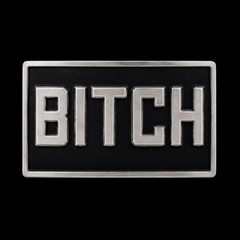 Boucle De Ceinture Bitch Logo Cool Fun Sexy Black Belt Buckle