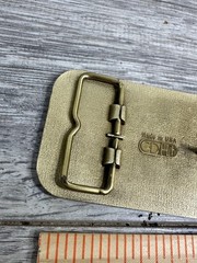Explosives Technologies International ETI Belt Buckle Mens Brass Tone CD Hit