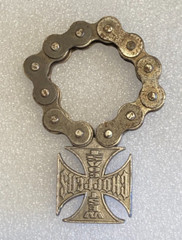 West Coast Choppers Chain Link Belt Buckle Bottle Opener