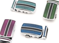 Belt Automatic Closure Glitter Bling 4 Colors LEATHER AUTOMATIC Jeans Suit