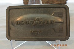 1974 SMG Buckle Co. Goodyear BLIMP Tire & Rubber Reproduction