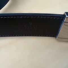 GUCCI Pre-Owned Men&rsquo;S Belt Reversible Black Dark Brown
