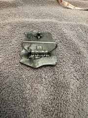 Vintage 1977 Bergamot Pewter Belt Buckle Geese Ducks Towner N Dakota Made In USA