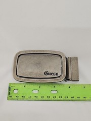 Guess Belt Buckle Reversible 2 Sided Flip , Buckle Only, No Belt Included