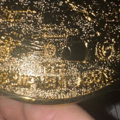 Historical Construction Equipment Show Belt Buckle Limited Edition Embossed 1998