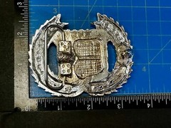 Cadillac Style Crown & Leaf Symbol Silver Tone Cutout Belt Buckle – 2002 Mobtown