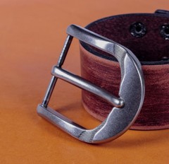 Metal Square Single Prong Pin Belt Buckle Fits 40MM Tongue Leather Belts Straps