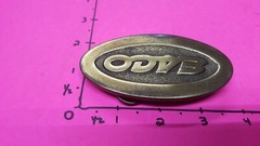 VINTAGE OVAL ESCO USA looks like original w/ware BRASS Belt Buckle Rare
