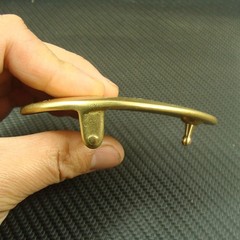 Solid Brass Oval shaped Western Belt Buckle Belt Buckle for 1.25&Prime; Belt Z521