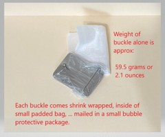 Buckle ONLY. Quality item for 1.5&Prime; belt. Perfect for DIY engraving etching!
