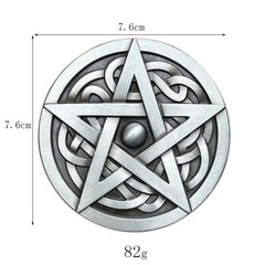 Zinc alloy belt buckle retro Western denim Celtic five pointed star belt buckle