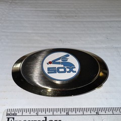 White Sox Baseball Mlb Brass Belt Buckle Rare Fast Free Shipping