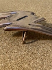 ZZ Top Belt Buckle Key Chain Metal Strong Sturdy Copper