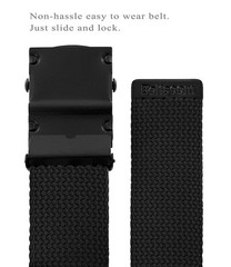 ALC-1-5 Military Belt Canvas Web Non One Size, 1 Pack G201 – Black