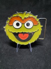 Oscar the Grouch Sesame Street 3.5 -Inch Belt Buckle – Unused