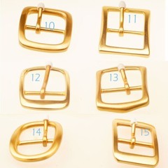 Quality Solid Brass Pin Buckle for Men Women Leathercraft DIY Belt 38/40mm gold