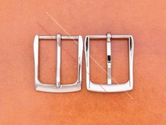 Casual Silver Single Prong Pin Buckle Leathercraft Men Replacement Buckle 30mm