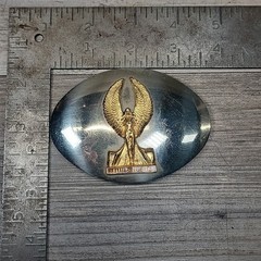 Vtg Harley-Davidson Woman With Wings 1982 Belt Buckle Silver/gold Tone