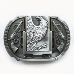 Vintage Style Western Eagle Wildlife Lighter Belt Buckle also Stock in the US