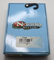 NEW NOCONA OVAL INITIAL BUCKLE R – ACC BUCKLE – 37072-R BOXED