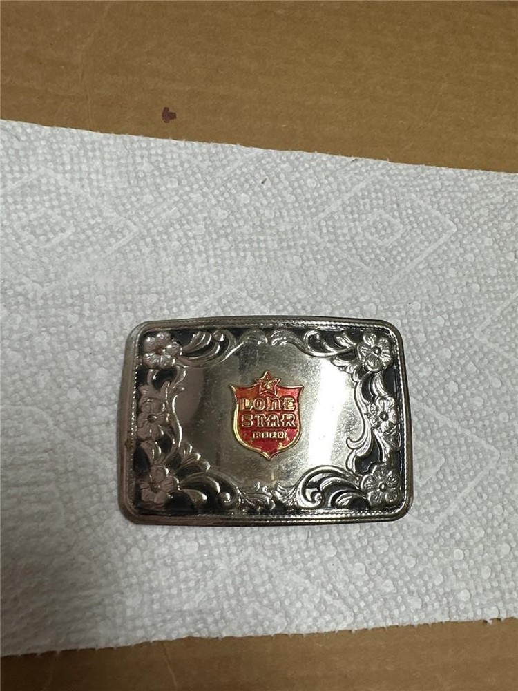 Vintage Lone Star Beer Belt Buckle #2