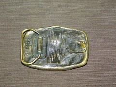VINTAGE 3 1/4&Prime; ACROSS 1982 UNITED STATES MARINE CORPS FIRST TO FIGHT BELT BUCKLE