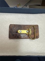 Vintage Wood Belt Buckle