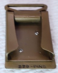 Vintage 1957-1958 American Bowling Congress Merit Award Brass Belt Buckle w Case