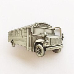Vintage School Bus Belt Buckle Gurtelschnalle Boucle de ceinture