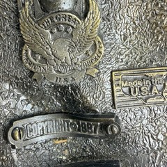 Vintage 1987 The Great American Belt Buckle Co Bass Fishing 1820 Made in USA