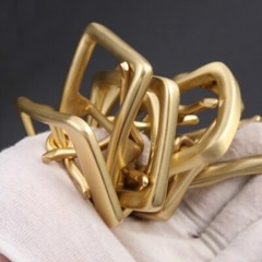 2x Solid Brass Pin Buckle for Men Leather Belt Replacement Straps Accessory Chic