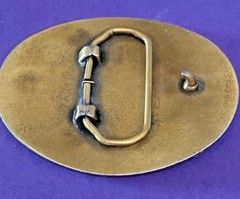 VINTAGE WWII VETERAN Belt Buckle AMAZING DETAIL E PLURIBUS UNUM USA W.W.II euc!!