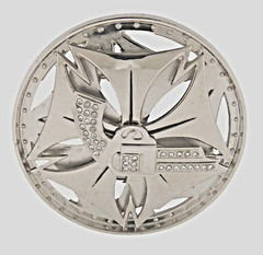 Spinner Gun Belt Buckle Silver Chrome Metal Western Real Cowboy Men Style Rodeo