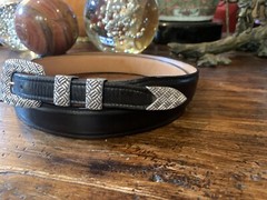 Douglas Magnus James Reid Style Sterling Silver Belt Buckle 48-49-1.25”/.75✅