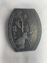 NRA Whittington Center 15 Years 1973-1988 Wagon Shooter Buck Belt Buckle Vintage