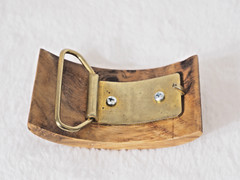 Wooden Belt Buckle – Oak Burl