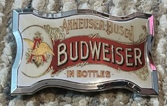 Budweiser Anheuaer Busch Belt Buckle