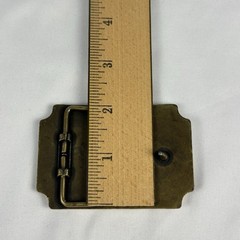 Vintage Rockwell Graphic Systems Newsliner Goss Belt Buckle Brass Industrial