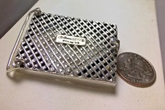 Ghost Riders sterling silver Artisan made Gents Belt buckle